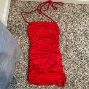 Red Bodycon Mini Dress